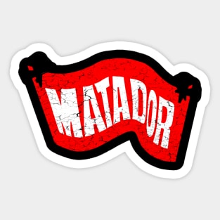 Vintage Matador Records Distressed Sticker